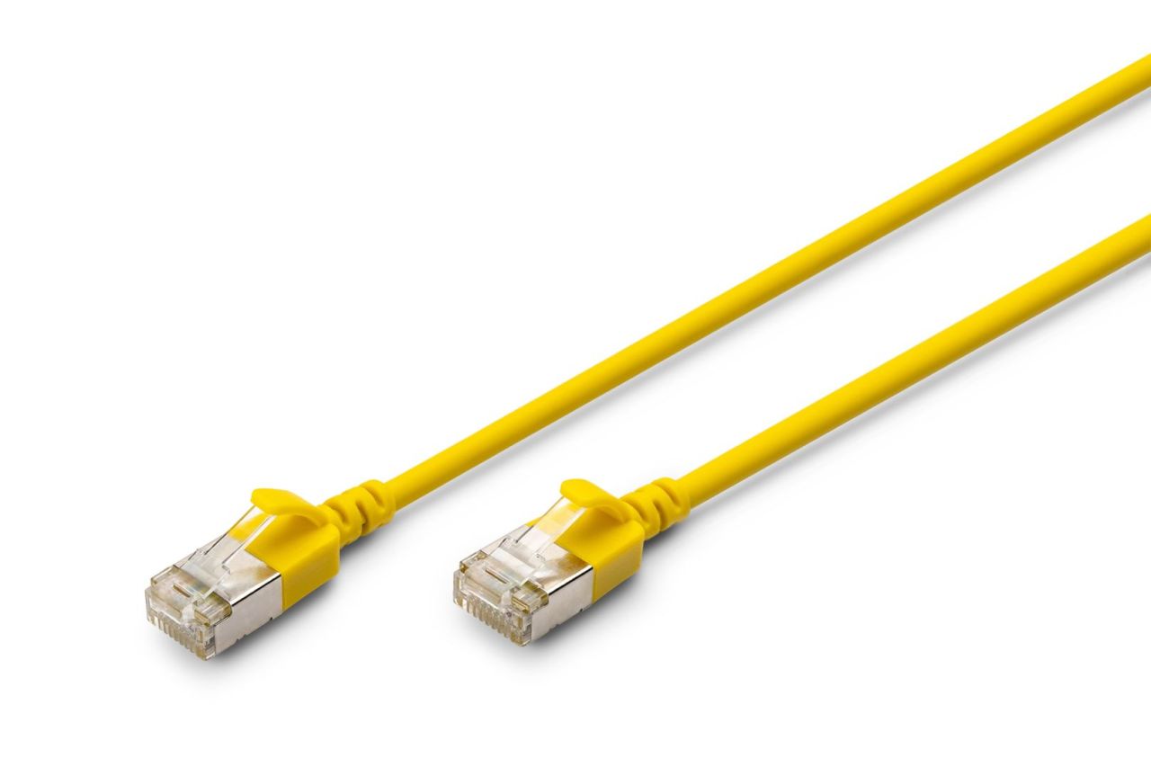 Digitus CAT6A F-FTP Patch Cable 2m Yellow Digitus CAT6A F-FTP Patch Cable 2m Yellow
