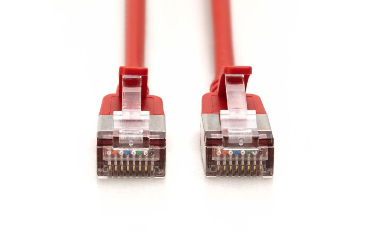 Digitus CAT6A F-FTP Patch Cable 2m Red Digitus CAT6A F-FTP Patch Cable 2m Red