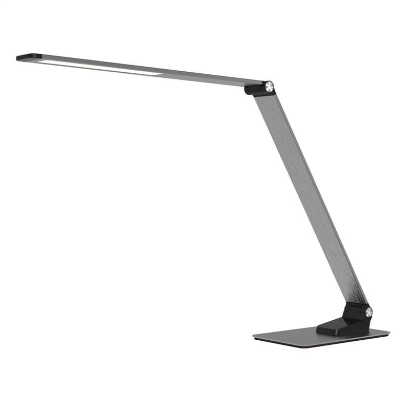 Platinet Desk Lamp 6W + Night Lamp Compact Size Silver