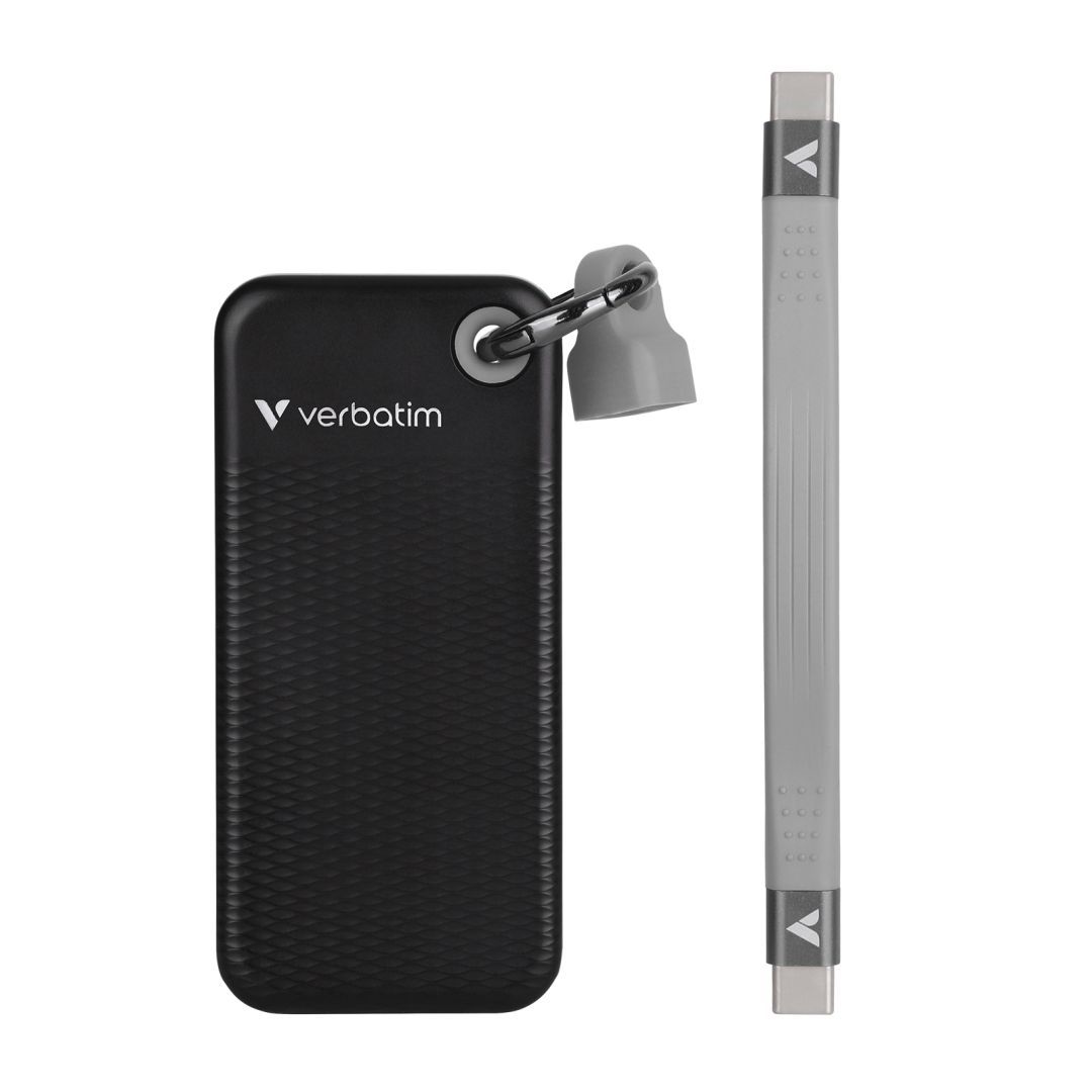 Verbatim 1TB USB3.2 Pocket SSD Black/Grey Verbatim 1TB USB3.2 Pocket SSD Black/Grey