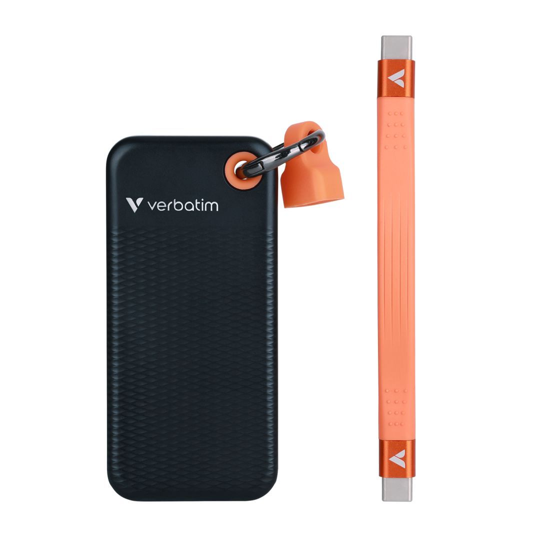 Verbatim 1TB USB3.2 Pocket SSD Black/Orange Verbatim 1TB USB3.2 Pocket SSD Black/Orange