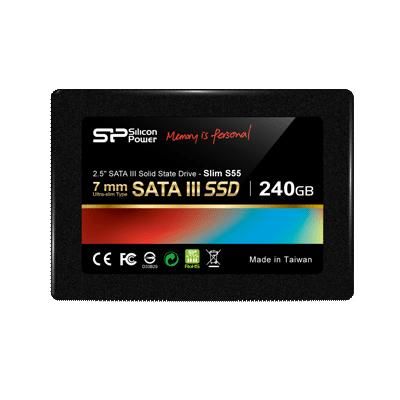 Silicon Power 240GB 2,5" SATA3 Slim S55 Silicon Power 240GB 2,5" SATA3 Slim S55
