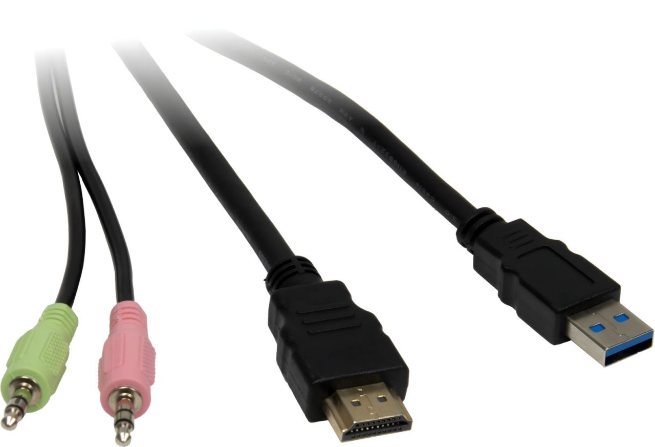 Inter-Tech IPC KVM Switch AC-22HUS HDMI 4K@60Hz