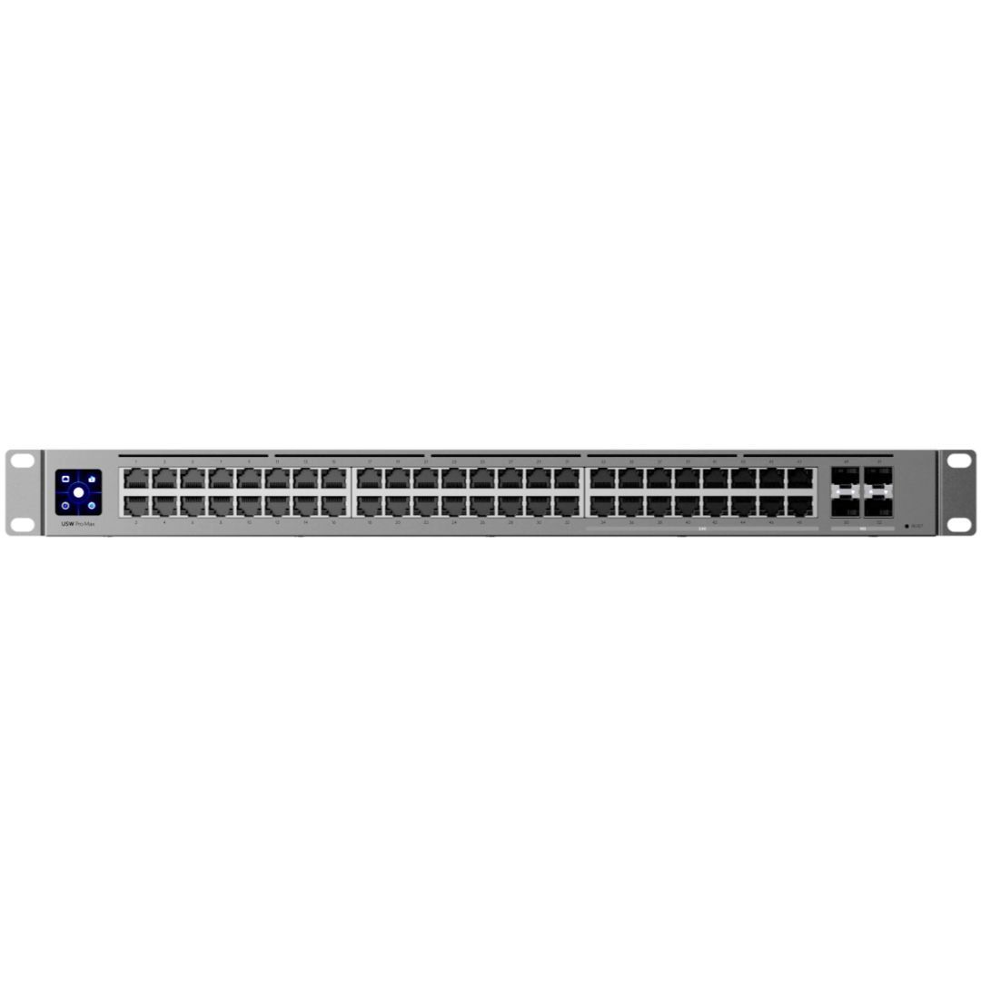 Ubiquiti UniFi USW-PRO-MAX-48-POE Gigabit PoE Switch Ubiquiti UniFi USW-PRO-MAX-48-POE Gigabit PoE Switch