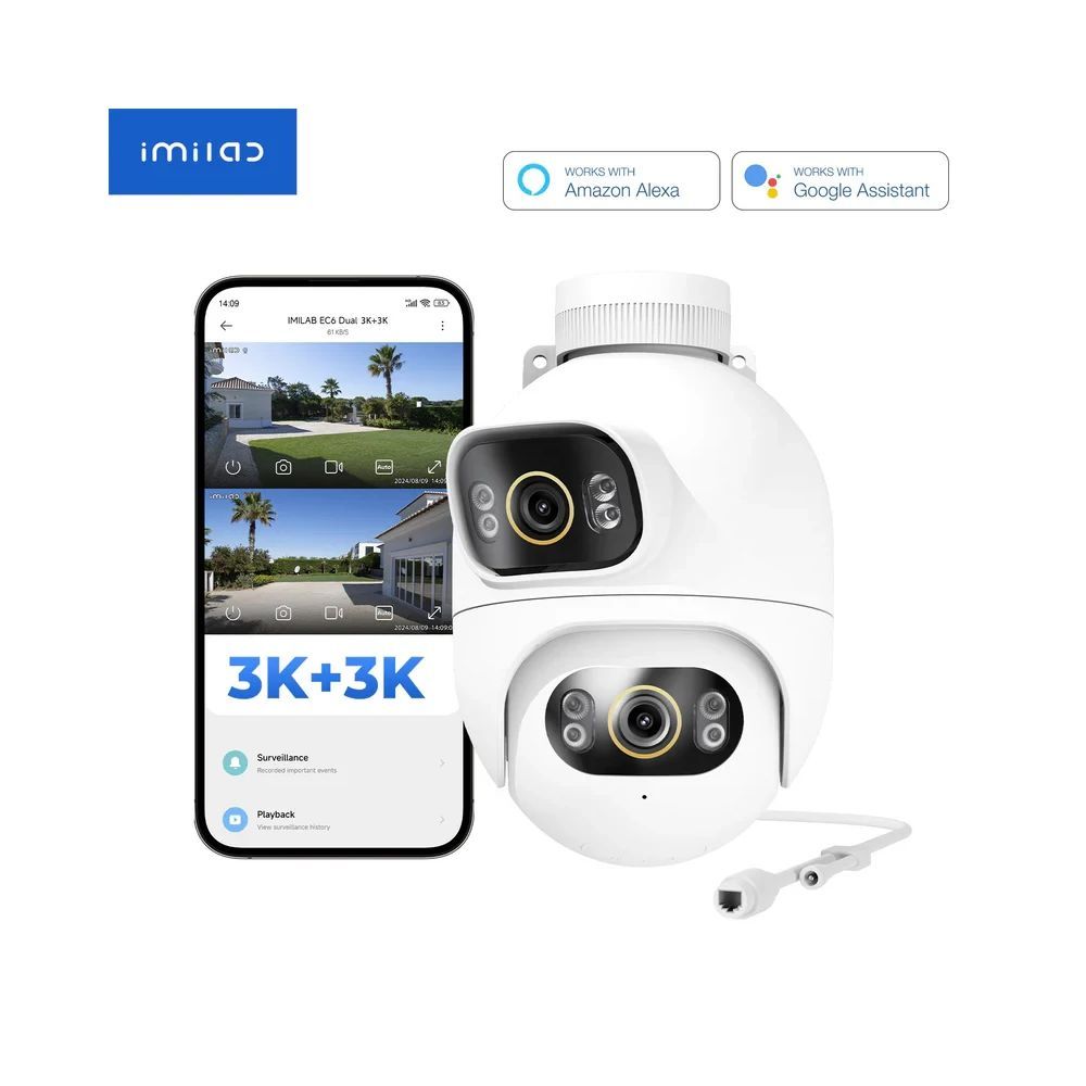 Xiaomi Imilab EC6 3K Dual Outdoor Serurity Camera Xiaomi Imilab EC6 3K Dual Outdoor Serurity Camera