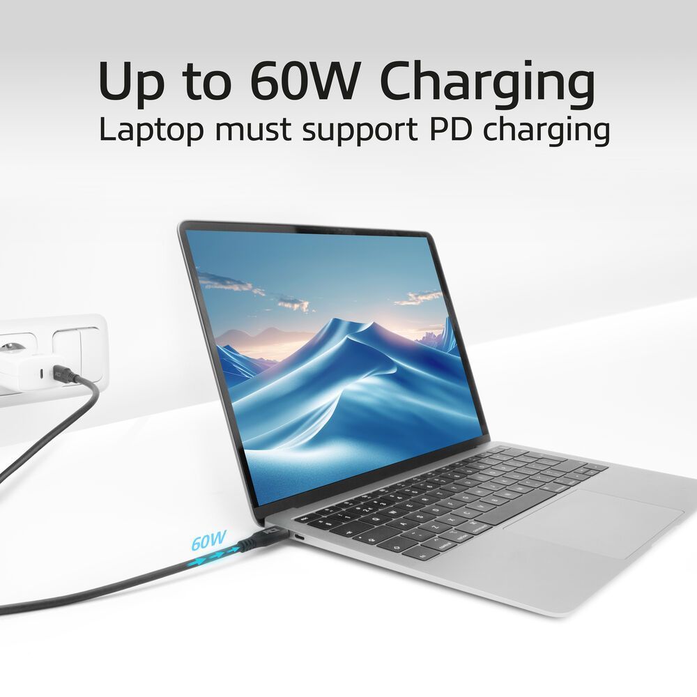 ACT USB-C to USB-C cable 0,5m Black ACT USB-C to USB-C cable 0,5m Black