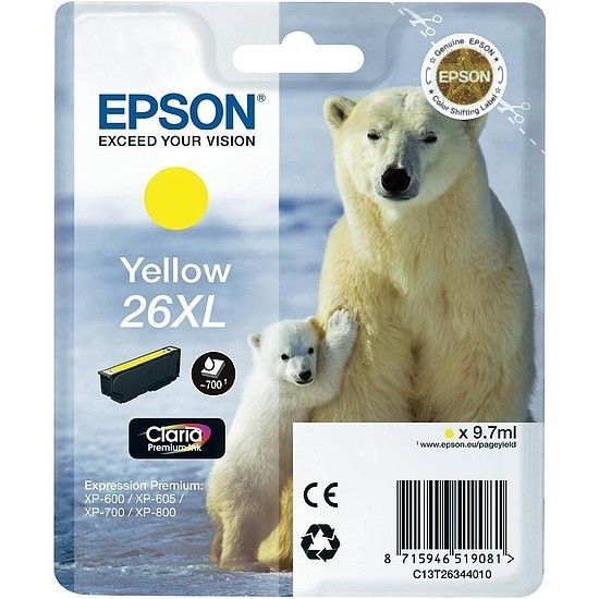 Epson T2634 (26XL) Yellow Epson T2634 (26XL) Yellow