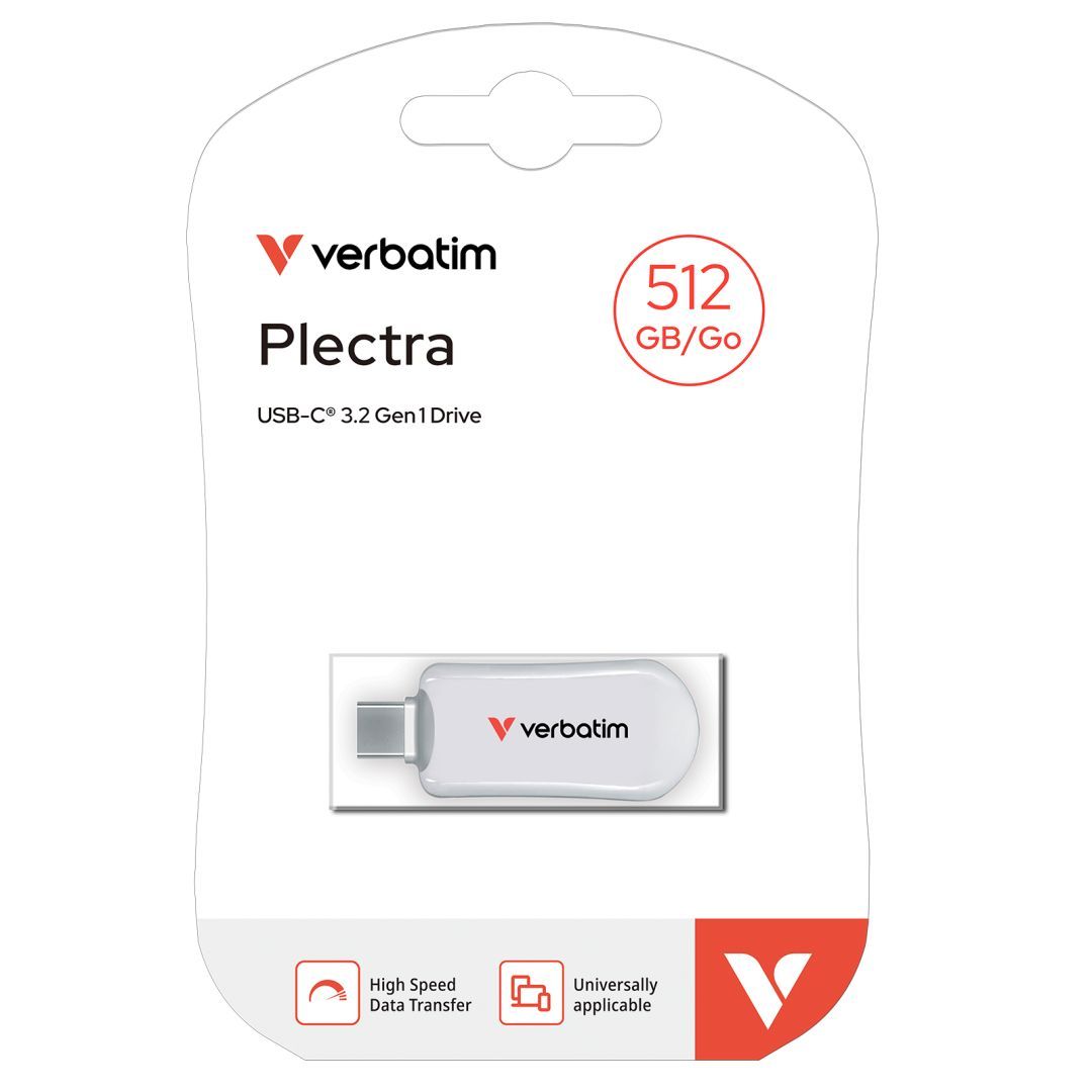 Verbatim 512GB Plectra USB3.2 White