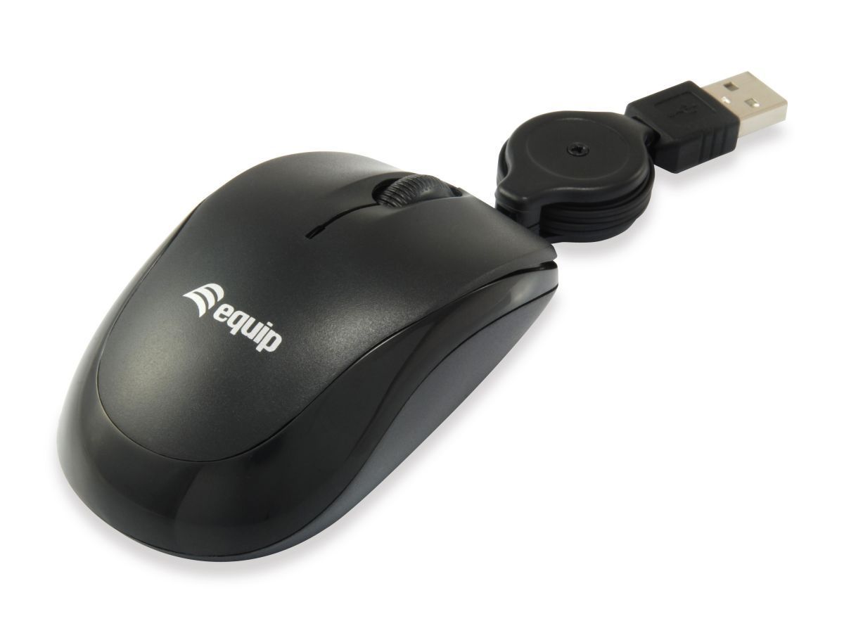 EQuip Optical Travel Mouse Black EQuip Optical Travel Mouse Black