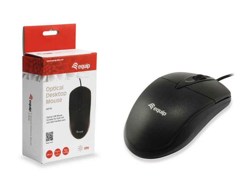 EQuip Optical Desktop Mouse Black EQuip Optical Desktop Mouse Black