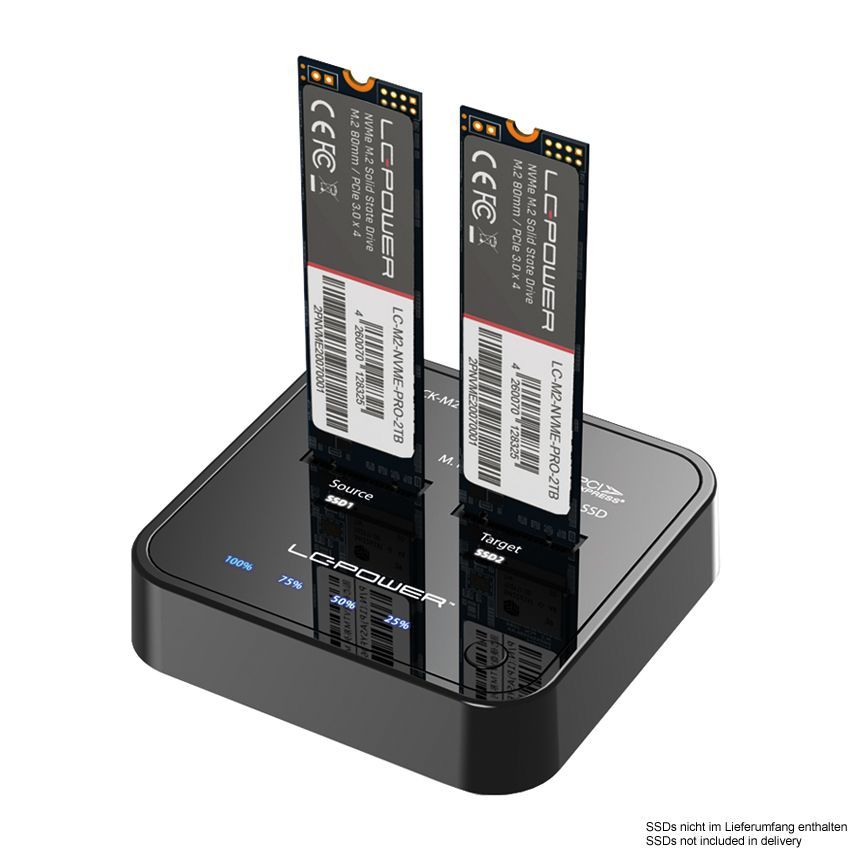 LC Power LC-DOCK-M2-NVME Docking station for NVME M.2 SSDs LC Power LC-DOCK-M2-NVME Docking station for NVME M.2 SSDs