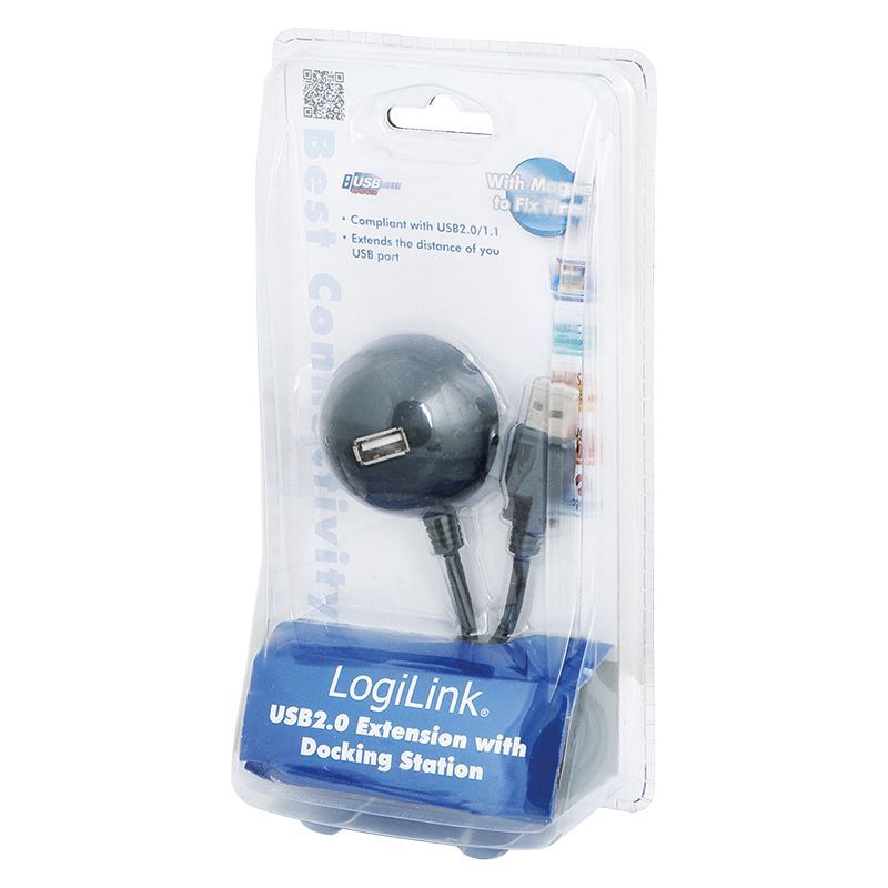 Logilink USB2.0 Docking Station Cable 1,5m Black Logilink USB2.0 Docking Station Cable 1,5m Black