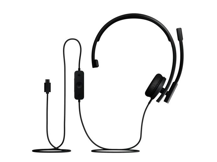 Logitech H570E Teams USB-C Mono Headset Black Logitech H570E Teams USB-C Mono Headset Black