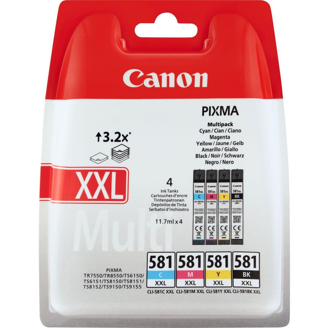 Canon CLI-581XXL Multipack tintapatron Canon CLI-581XXL Multipack tintapatron