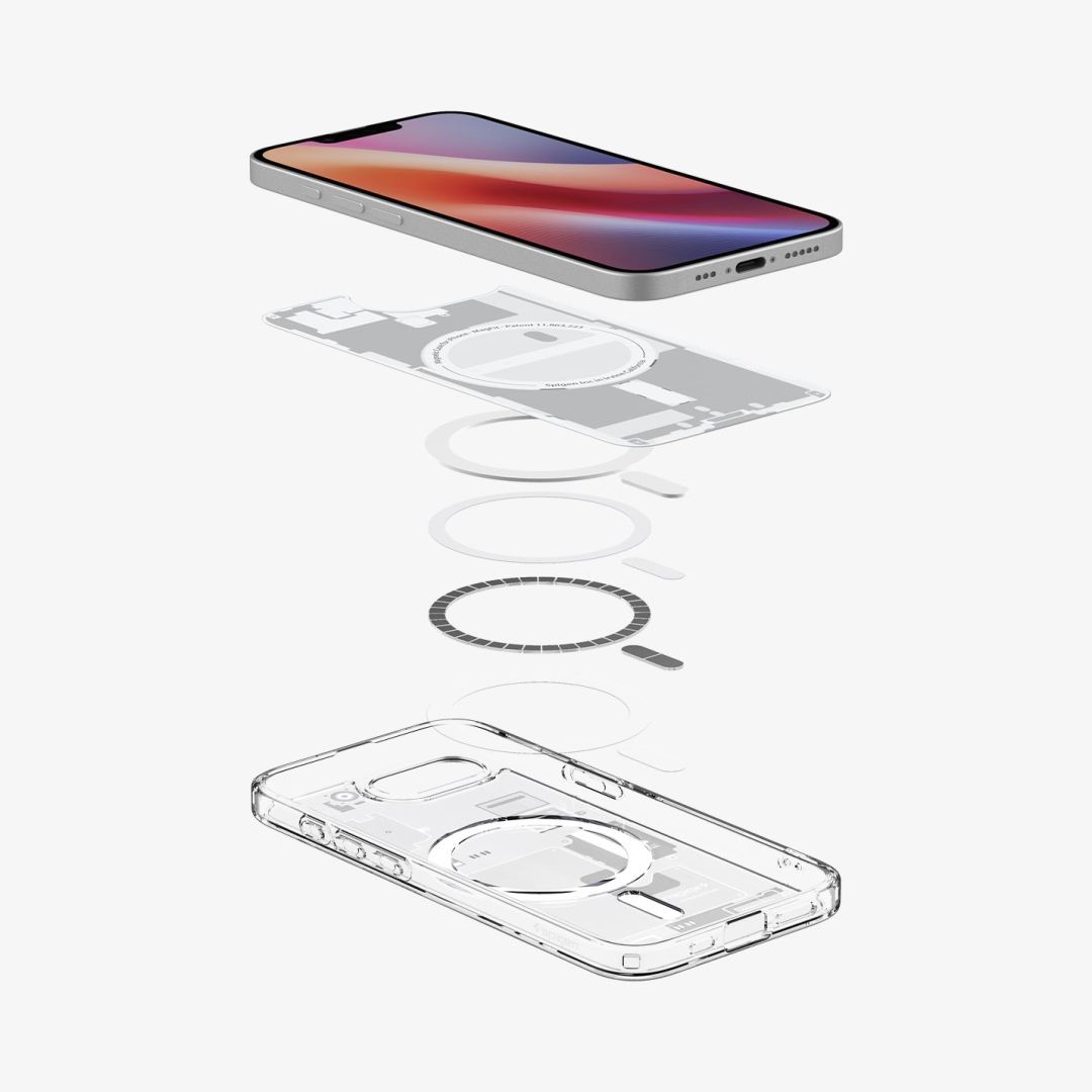 Spigen Ultra Hybrid MagSafe iPhone 16e Zero One White Spigen Ultra Hybrid MagSafe iPhone 16e Zero One White