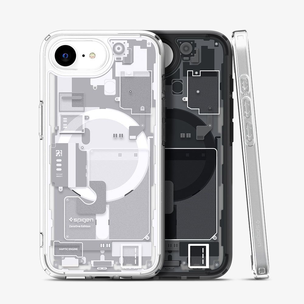 Spigen Ultra Hybrid MagSafe iPhone 16e Zero One White Spigen Ultra Hybrid MagSafe iPhone 16e Zero One White
