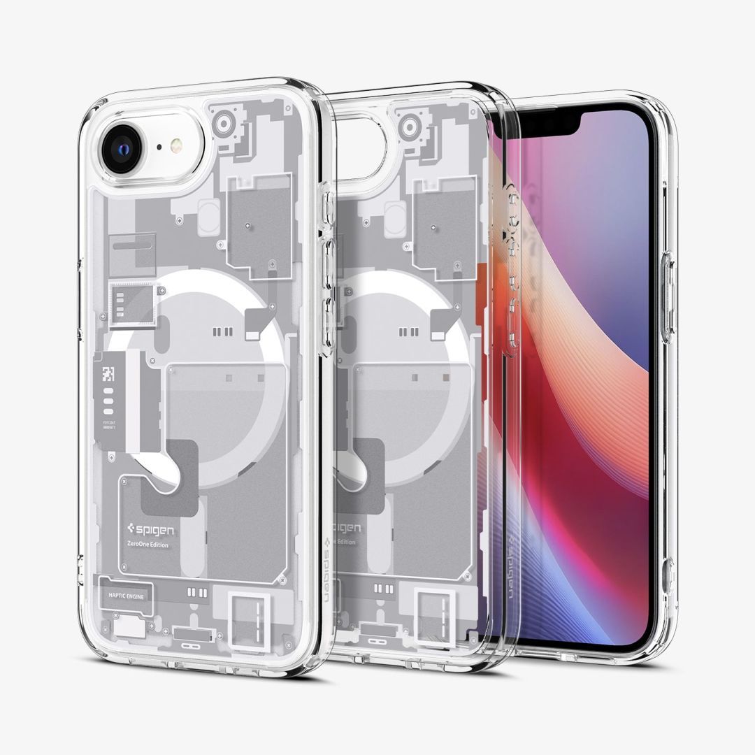 Spigen Ultra Hybrid MagSafe iPhone 16e Zero One White Spigen Ultra Hybrid MagSafe iPhone 16e Zero One White