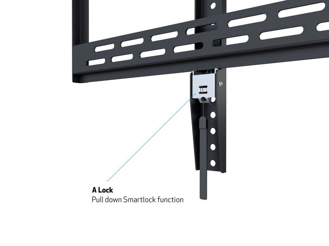 Multibrackets M Universal Wallmount HD 100kg 60"-100" Black Multibrackets M Universal Wallmount HD 100kg 60"-100" Black
