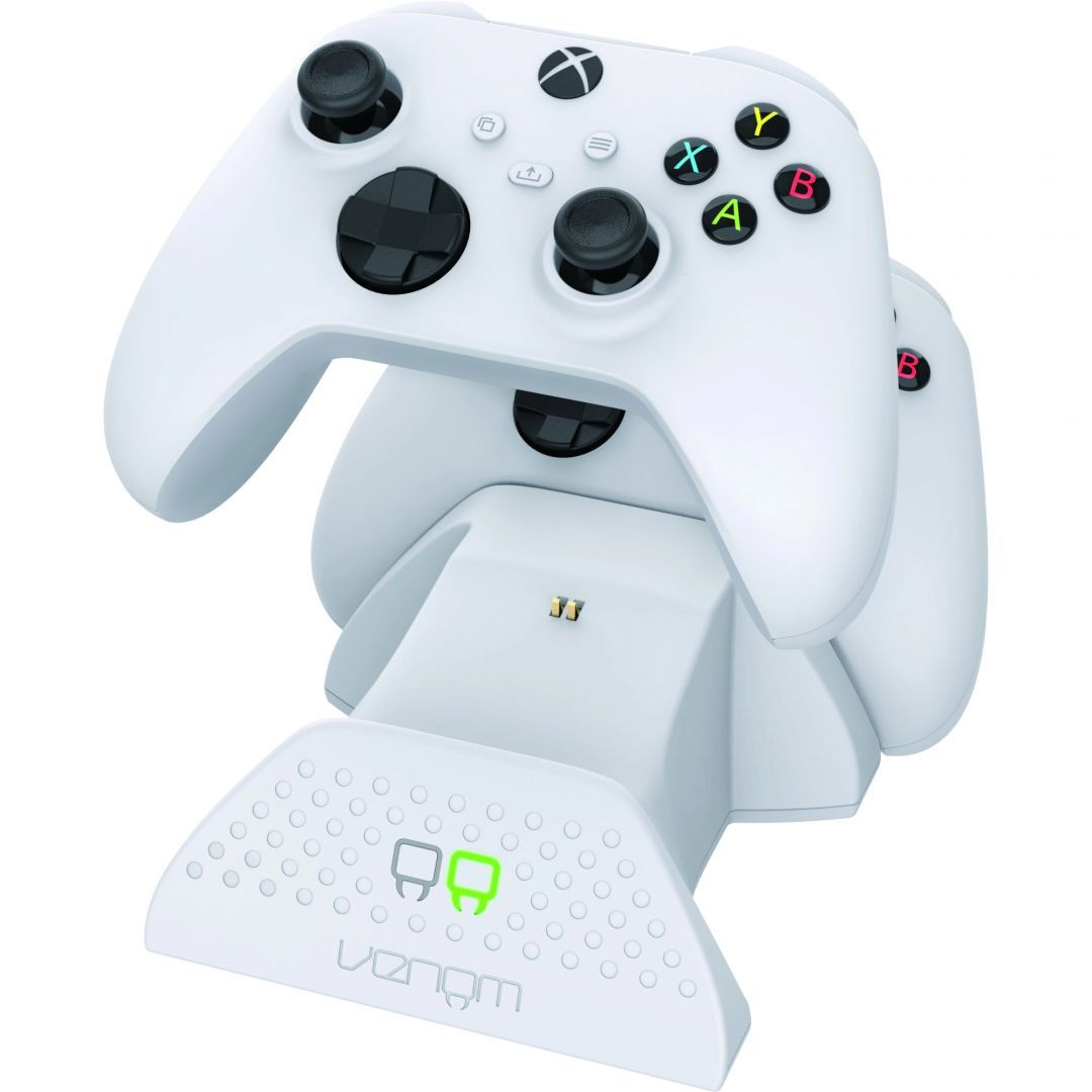 Venom VS2871 Twin Docking Station + 2db Battery White Venom VS2871 Twin Docking Station + 2db Battery White