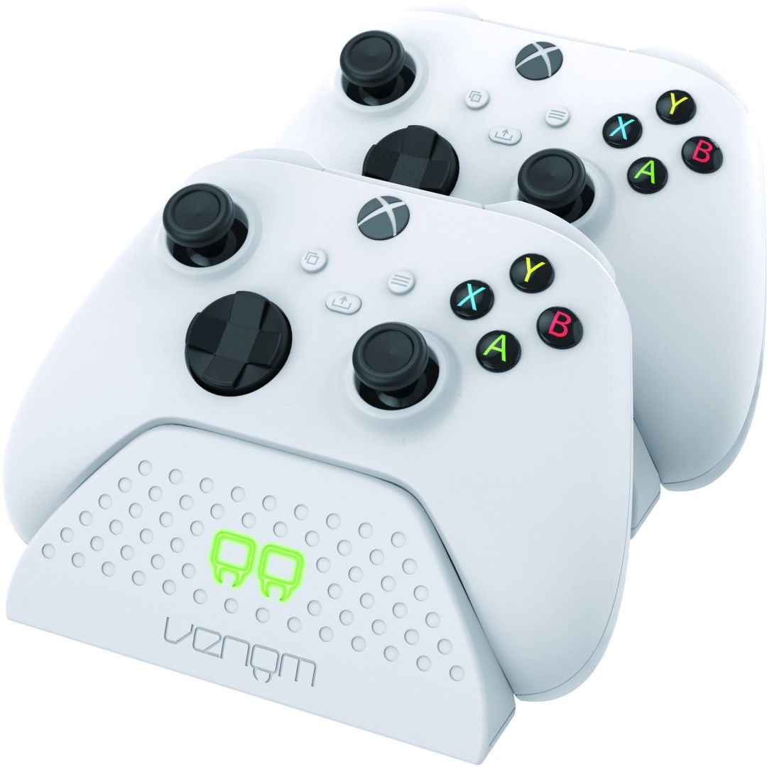 Venom VS2871 Twin Docking Station + 2db Battery White Venom VS2871 Twin Docking Station + 2db Battery White