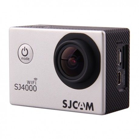 SJCAM SJ4000 Wi-Fi Sportkamera Silver Waterproof Case SJCAM SJ4000 Wi-Fi Sportkamera Silver Waterproof Case