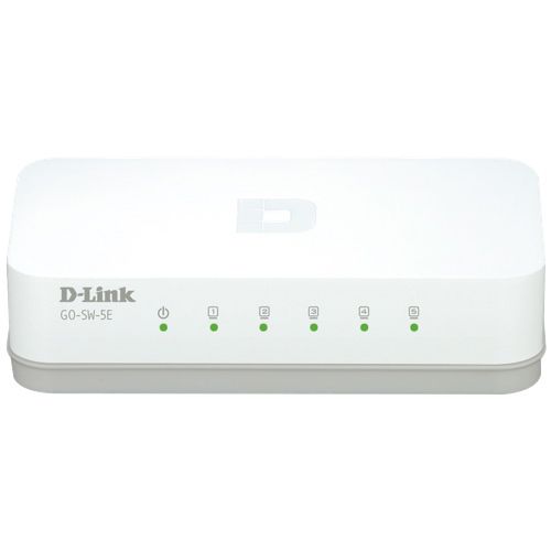 D-Link GO-SW-5E 5-Port Fast Ethernet Easy Desktop Switch D-Link GO-SW-5E 5-Port Fast Ethernet Easy Desktop Switch