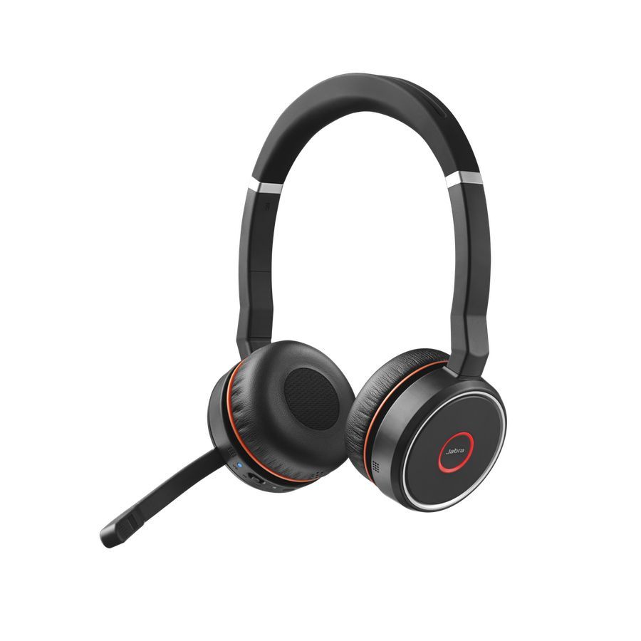 Jabra Evolve 75 SE MS Stereo with Link 380 Bluetooth Headset Black Jabra Evolve 75 SE MS Stereo with Link 380 Bluetooth Headset Black