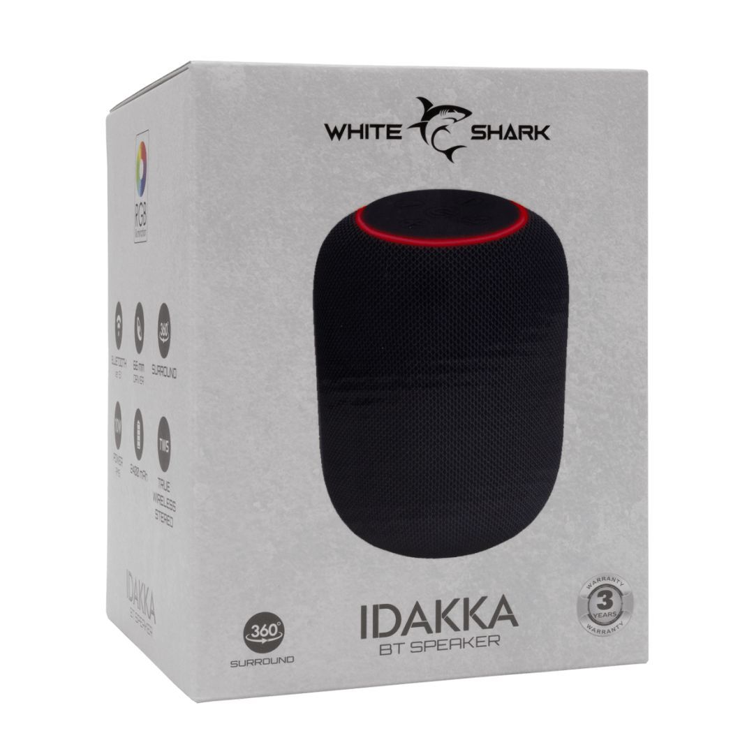 White Shark Idakka Speaker Black White Shark Idakka Speaker Black