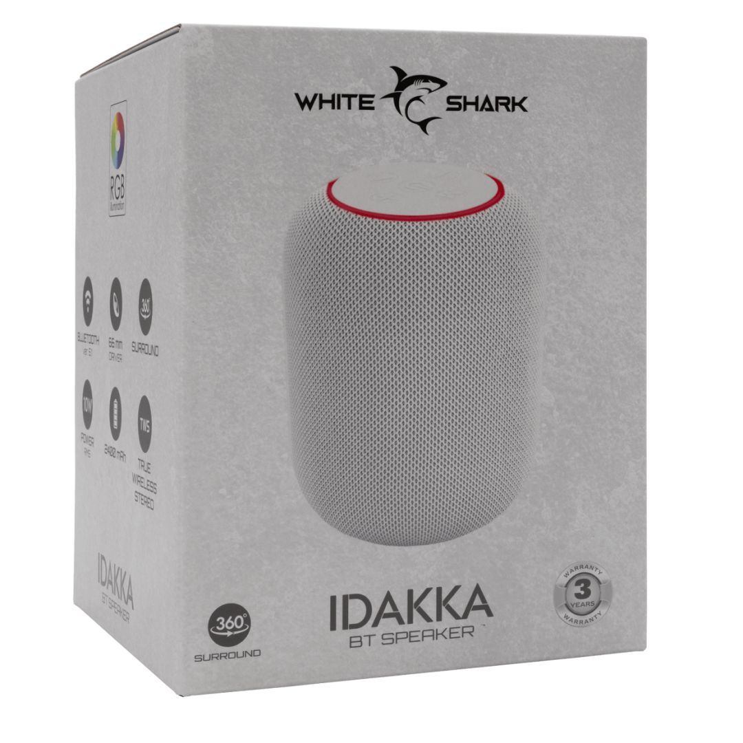 White Shark Idakka Speaker White White Shark Idakka Speaker White