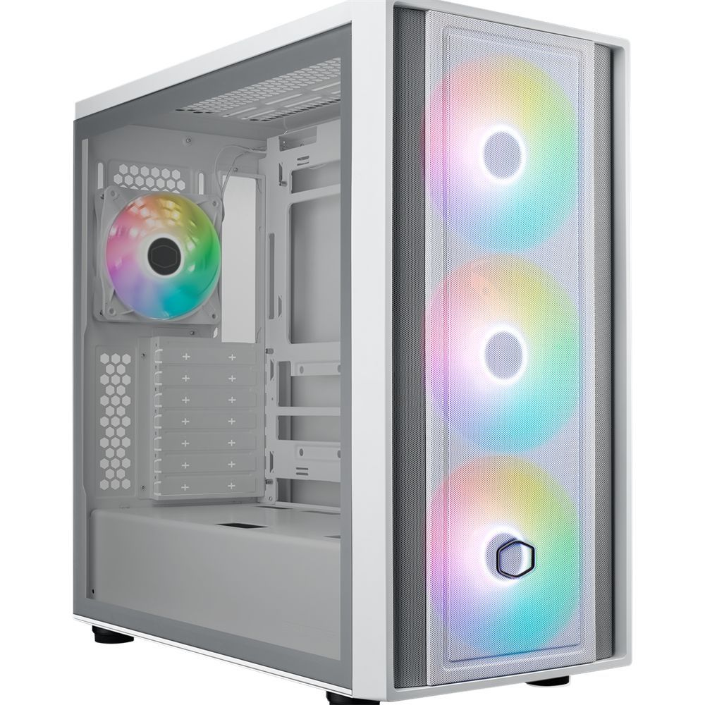 Cooler Master MasterBox 600 Tempered Glass White Cooler Master MasterBox 600 Tempered Glass White