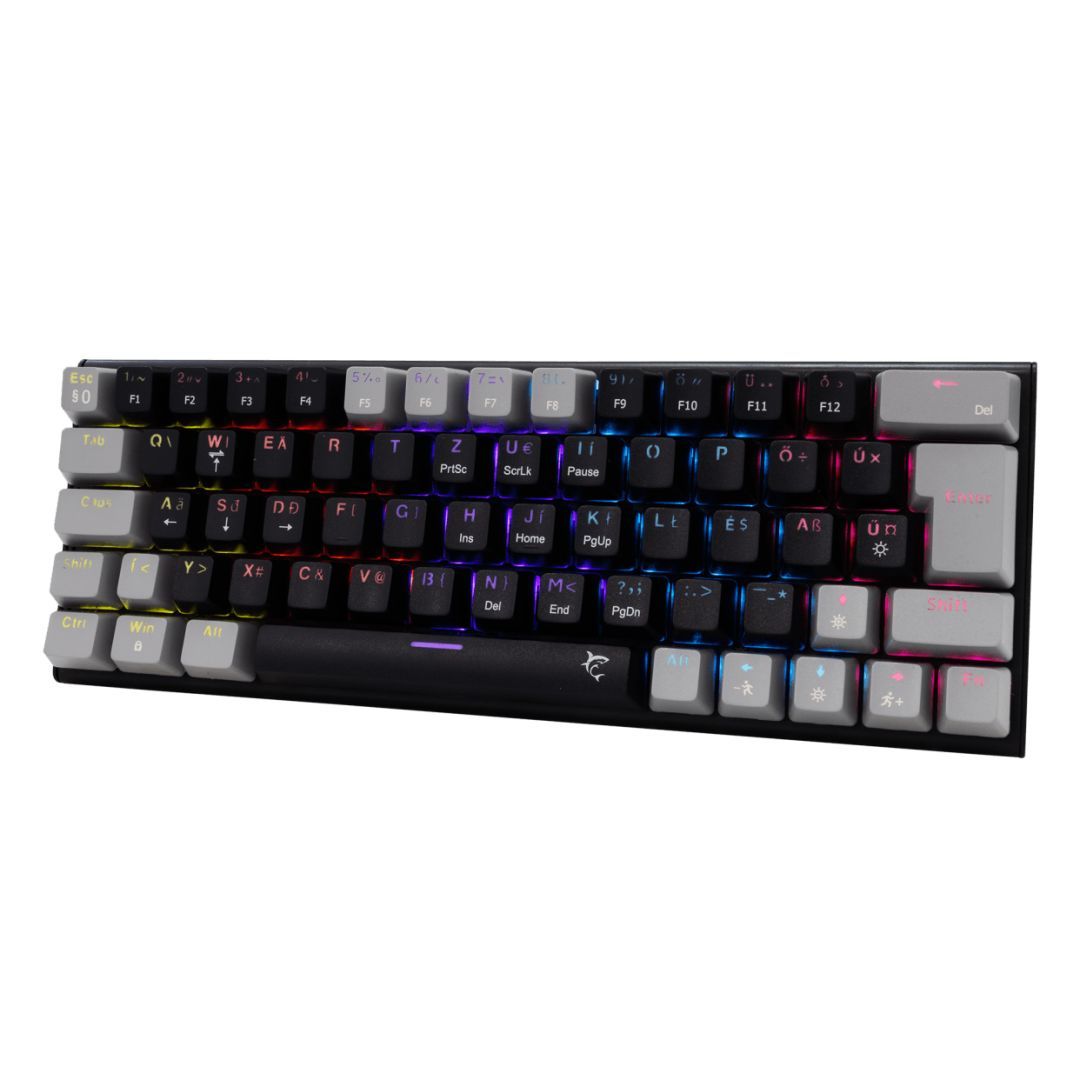 White Shark Wakizashi 2 Red Switches Gaming Keyboard Black/Grey HU