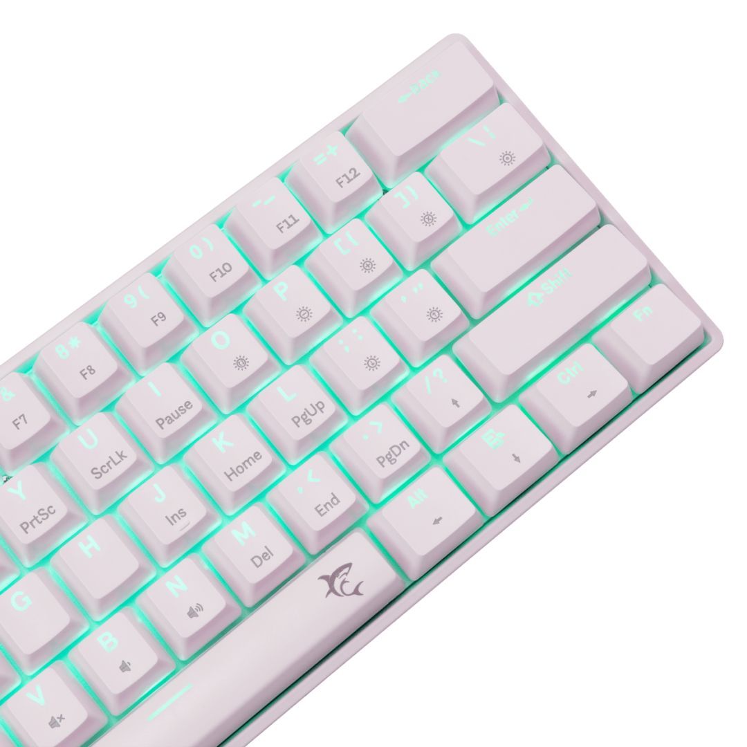 White Shark Shinobi 2 RGB Gaming keyboard White US White Shark Shinobi 2 RGB Gaming keyboard White US