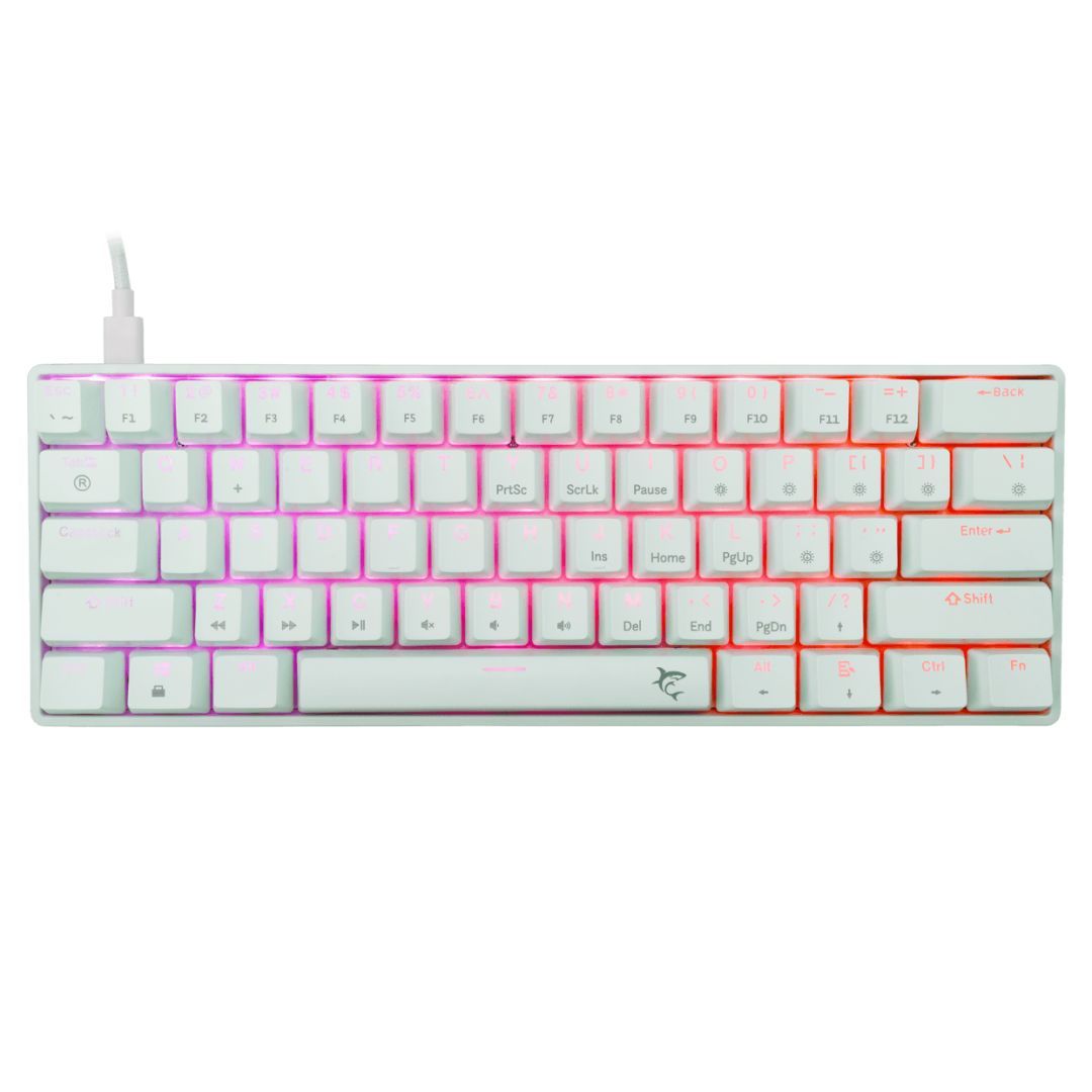 White Shark Shinobi 2 RGB Gaming keyboard White US White Shark Shinobi 2 RGB Gaming keyboard White US