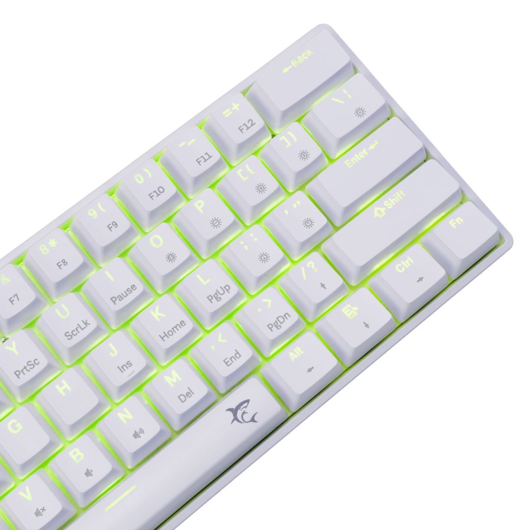 White Shark Shinobi 2 RGB Gaming keyboard White US