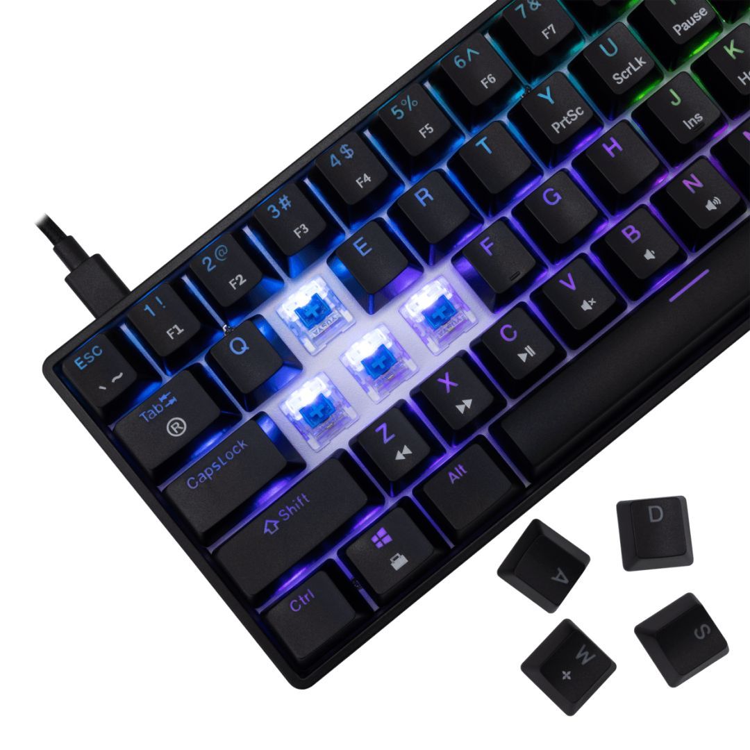 White Shark Shinobi 2 RGB Gaming keyboard Black US