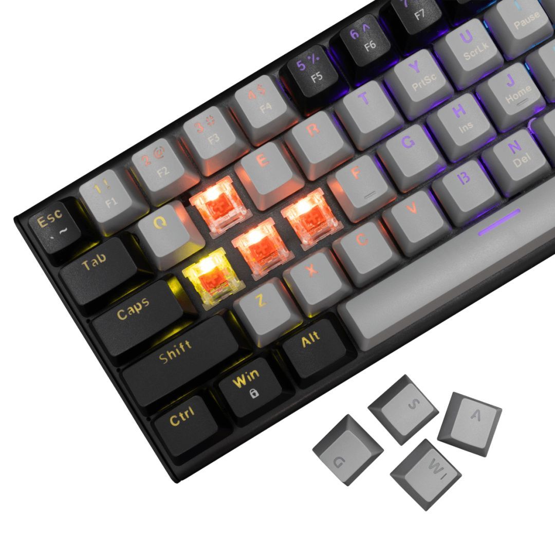 White Shark Wakizashi 2 Red Switches Gaming Keyboard Grey/Black US White Shark Wakizashi 2 Red Switches Gaming Keyboard Grey/Black US