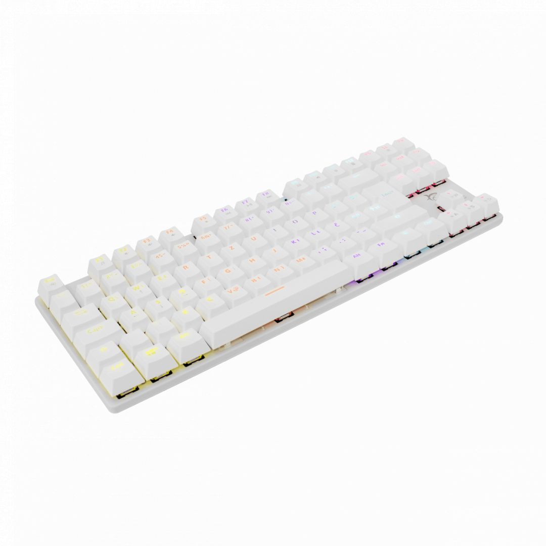 White Shark GK-2106W Commandos Blue Switch Mechanical Gaming Keyboard White HU White Shark GK-2106W Commandos Blue Switch Mechanical Gaming Keyboard White HU