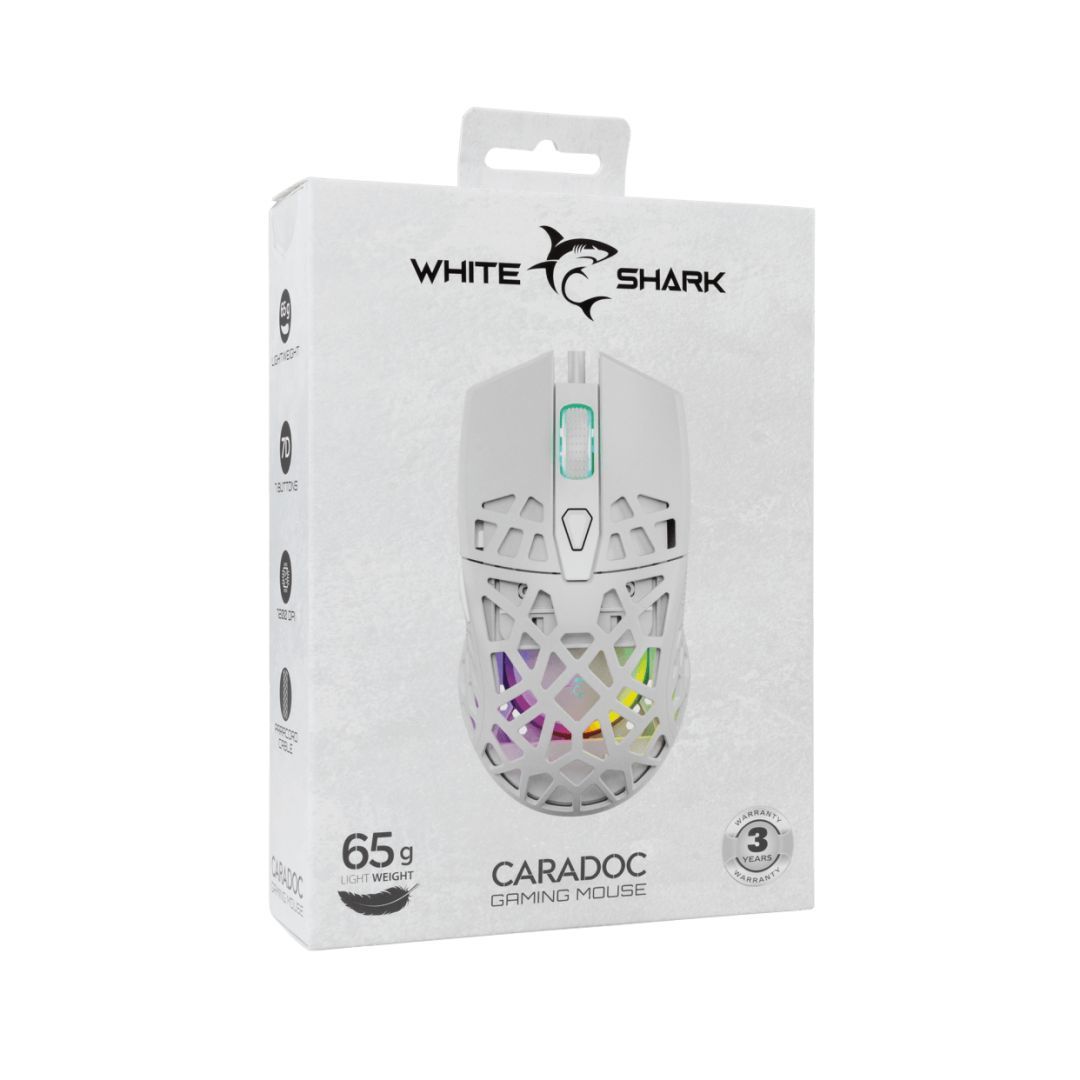 White Shark GM-5018 Caradoc Gaming mouse White