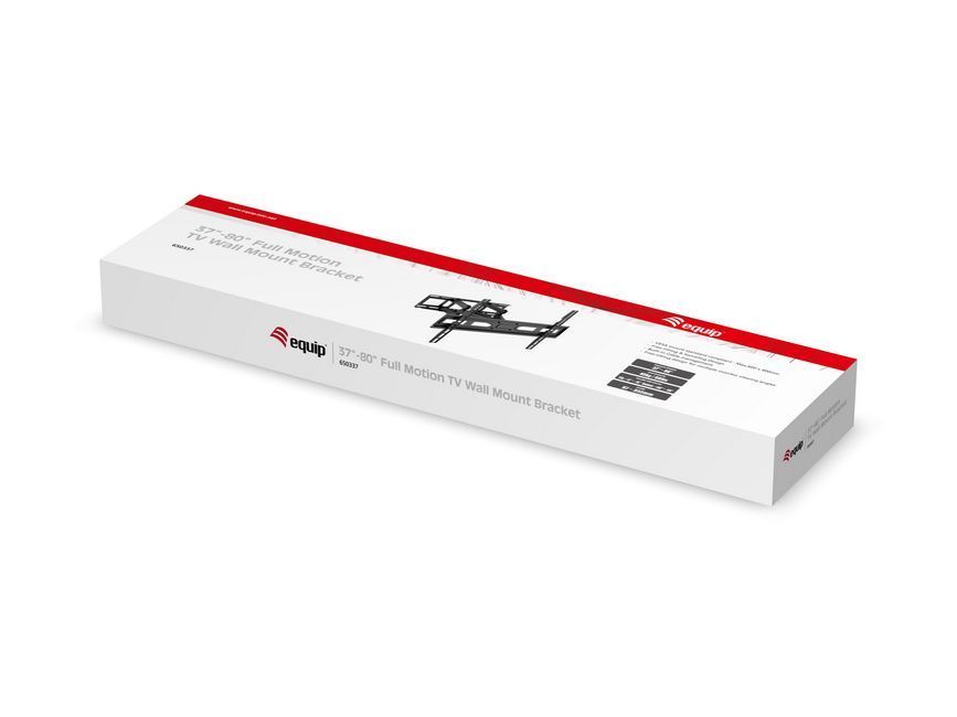 EQuip 37"-80" Full Motion TV Mount Bracket Black EQuip 37"-80" Full Motion TV Mount Bracket Black