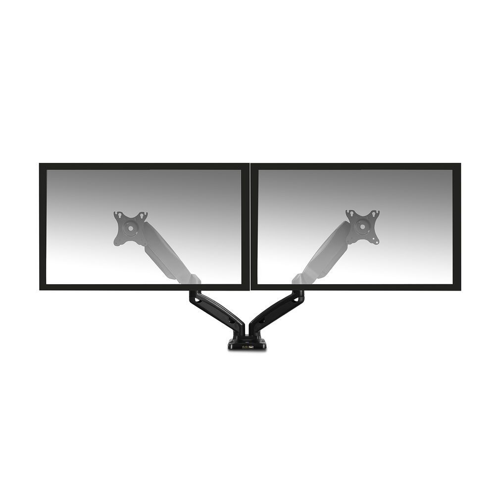 ACT AC8312 Gas Spring Dual Monitor Arm Office 13"-32" Black ACT AC8312 Gas Spring Dual Monitor Arm Office 13"-32" Black