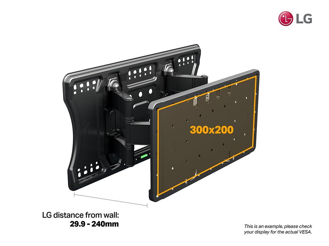 Multibrackets M VESA Super Slim Tilt & Turn HD Black Multibrackets M VESA Super Slim Tilt & Turn HD Black