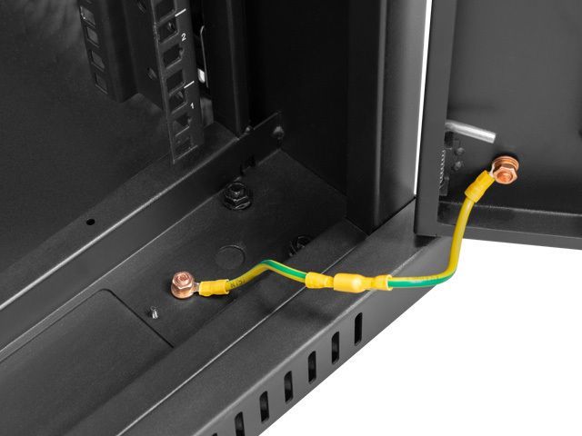 Lanberg 19" 27U Szabadon álló Rackszekrény Black