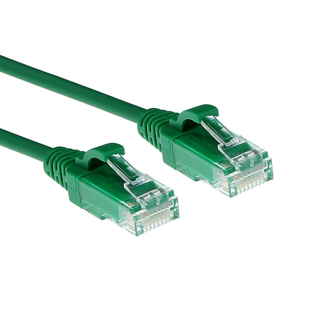 ACT CAT6 U-UTP Patch Cable 0,15m Green ACT CAT6 U-UTP Patch Cable 0,15m Green