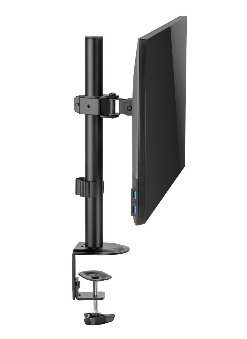 Gembird MA-D1-02 Desk mounted single monitor arm 17”-32” Black Gembird MA-D1-02 Desk mounted single monitor arm 17”-32” Black