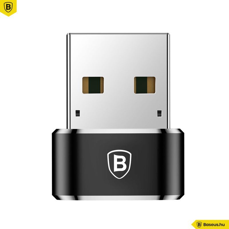 Baseus USB-C USB-A Adapter Black Baseus USB-C USB-A Adapter Black