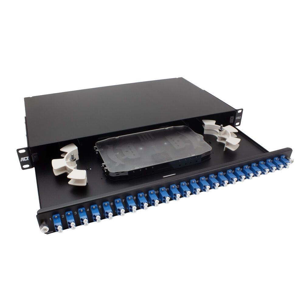 ACT Fiber panel 24 x duplex LC singlemode OS2 ACT Fiber panel 24 x duplex LC singlemode OS2