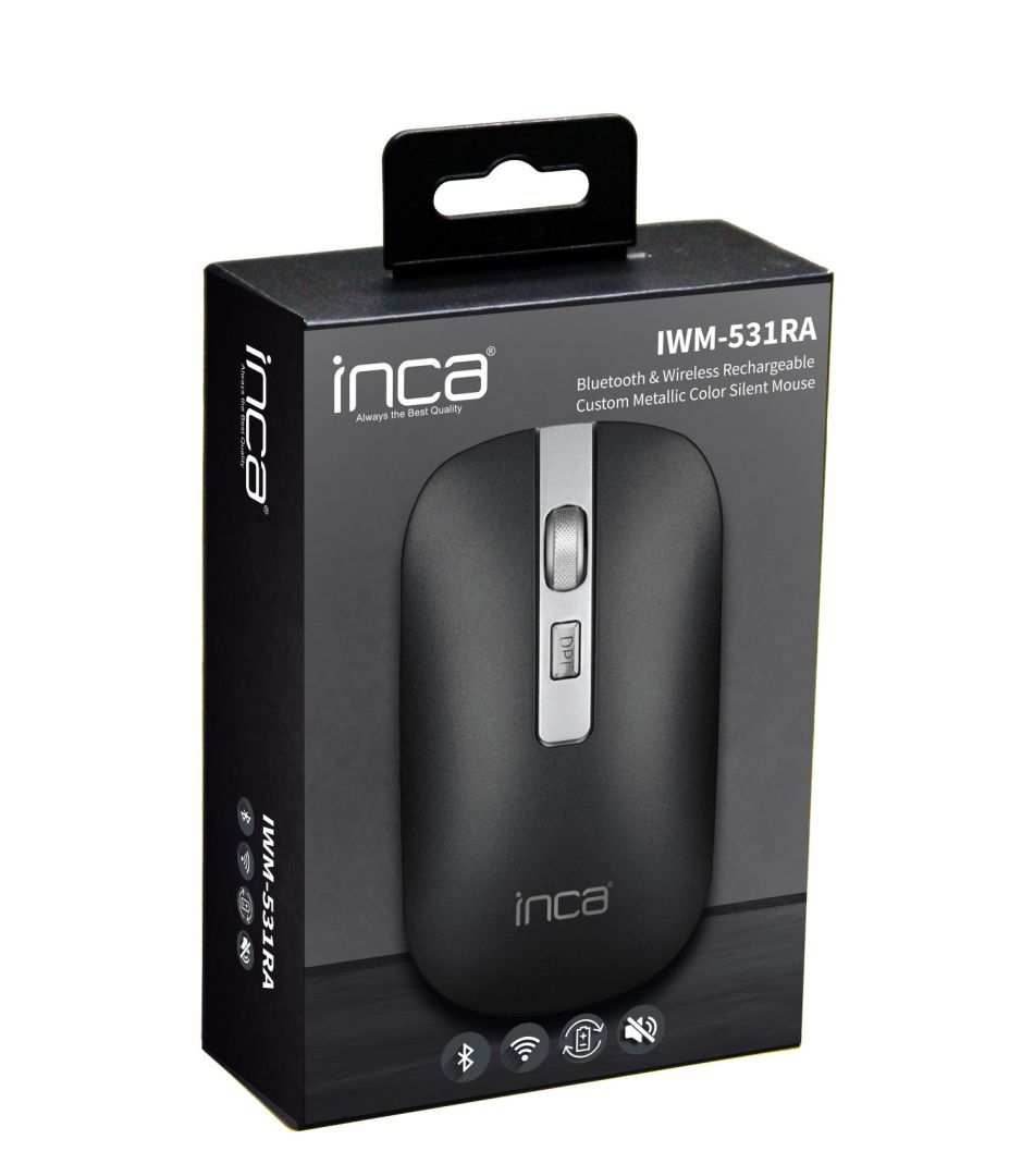 INCA IWM-531RA Wireless mouse Metallic INCA IWM-531RA Wireless mouse Metallic