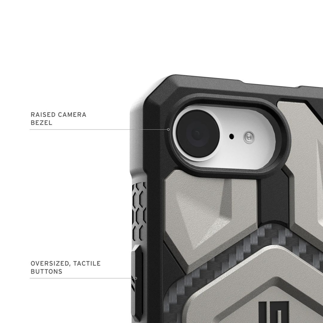 UAG Monarch Pro iPhone 16e case Titanium UAG Monarch Pro iPhone 16e case Titanium