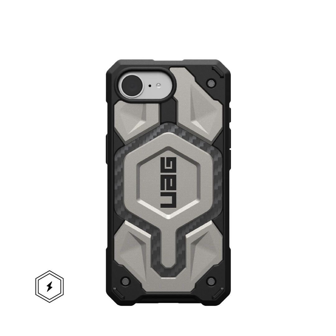 UAG Monarch Pro iPhone 16e case Titanium UAG Monarch Pro iPhone 16e case Titanium