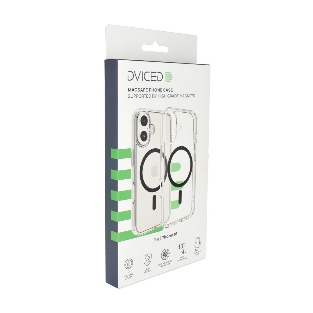 Dviced Magsafe iPhone 16 clear case Black Dviced Magsafe iPhone 16 clear case Black